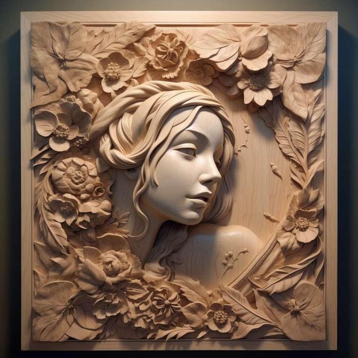 نموذج ثلاثي الأبعاد لآلة CNC 3D Art 